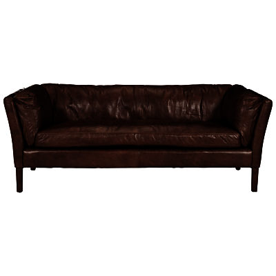 Halo Groucho Medium Leather Sofa Old Saddle Mocha